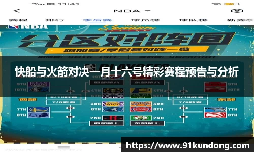 快船与火箭对决一月十六号精彩赛程预告与分析